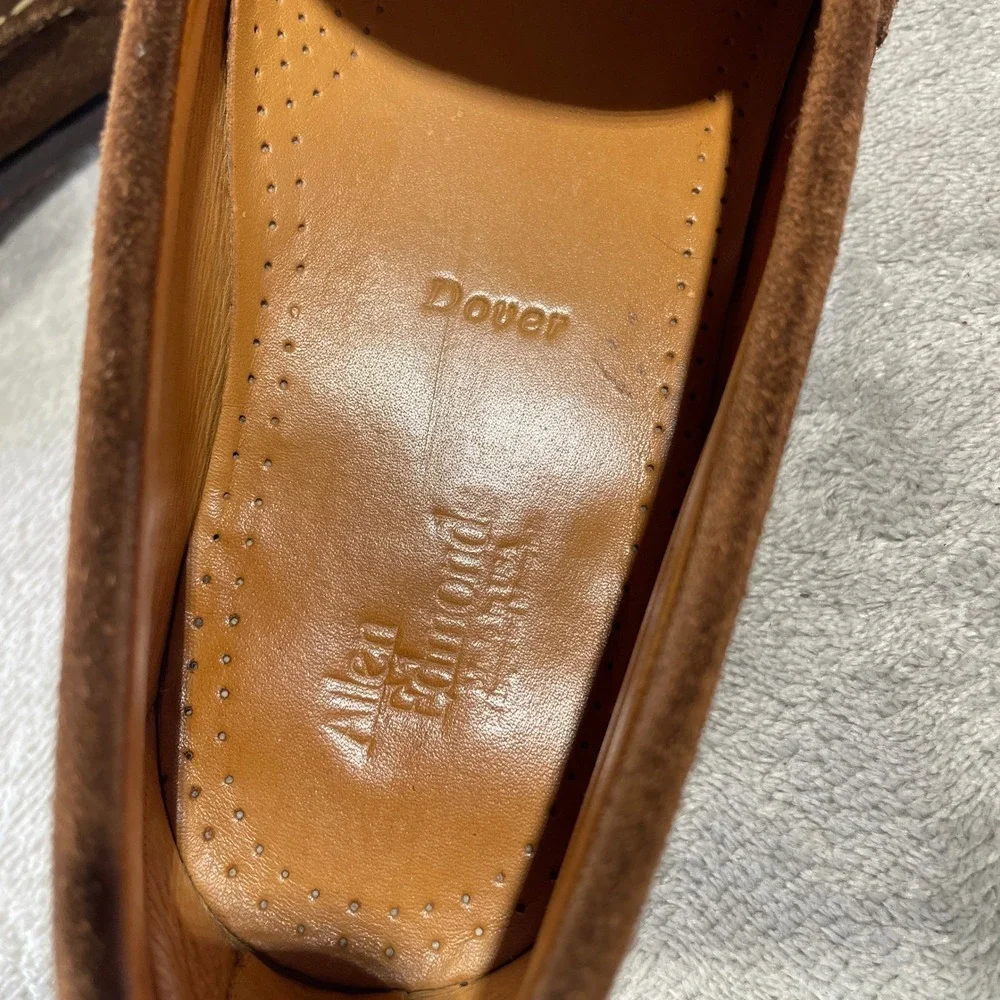 Men's Brown Suede Penny Loafers 12B